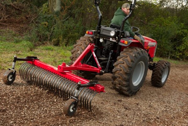 Taylor-Way Landscape Rake with Wheel Kit